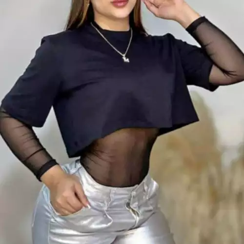 Set body y camiseta para mujer talla única versátil