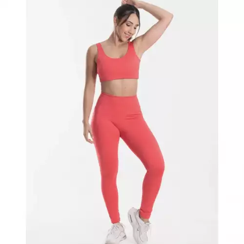 Set Conjunto Deportivo leggins - top salmon