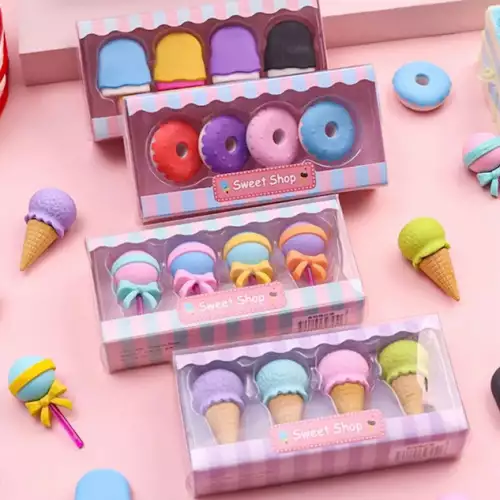 Set de Borradores Dulcería – Sweet Shop  🍭 ¡La forma más dulce de borrar!