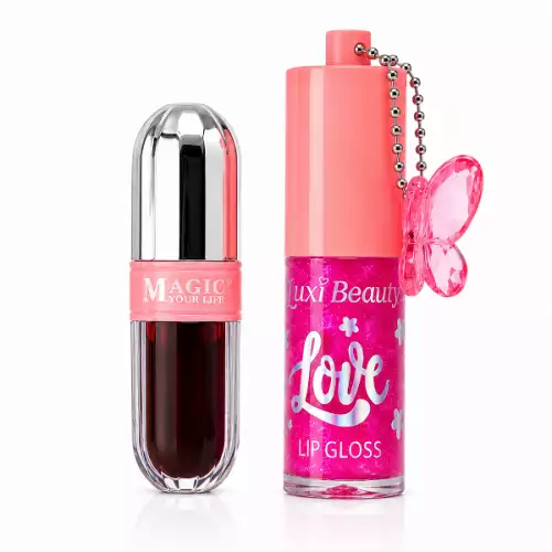 Set De Brillo Mágico Y Tinta Para Labios
