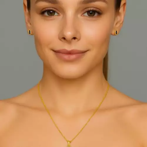 Set de joyería en covergold dorado para mujer