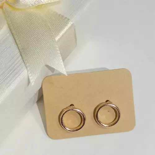 Set de topitos chapado en oro de 18k