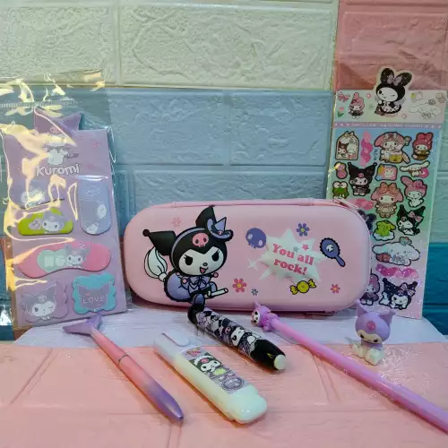 Set Kawaii Kuromi Power Todo lo que necesitas para estudiar, crear y brillar con estilo
