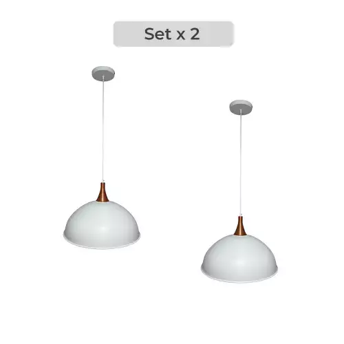 Set x2 Lámpara colgante Decorativa PD Enia Cónica – Estilo Único para tu Espacio