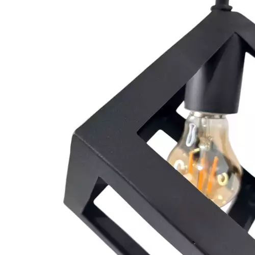 Set x2 Lámpara de Techo Charlote Cubo Cuadrado Diseño Decorativo Moderno