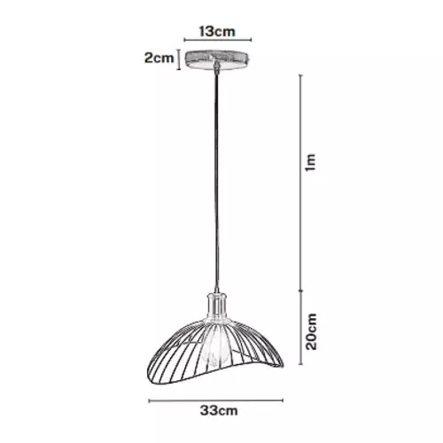 Set x2 Lámpara de Techo Decorativa Yakarta – Diseño Moderno y Versátil