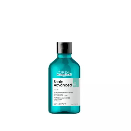 Shampoo Anti-Grasa para Cuero Cabelludo Graso Scalp Advanced L’Oreal Serie Expert 300ml