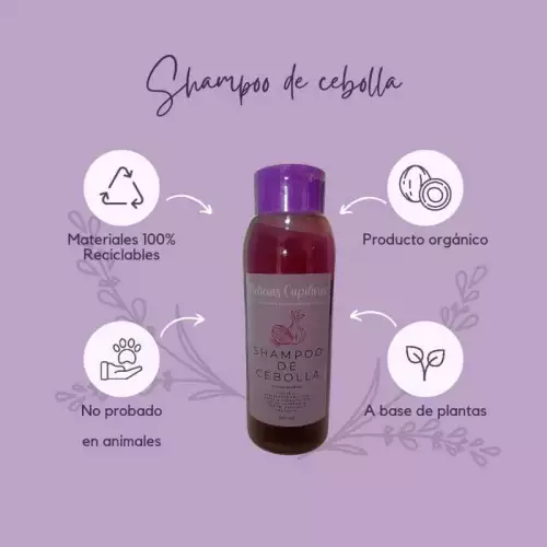 Shampoo Artesanal de Cebolla: ¡Fortalece y Revitaliza tu Cabello!