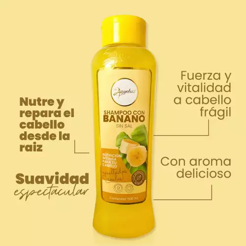 SHAMPOO CON BANANO ANYELUZ X 500ML