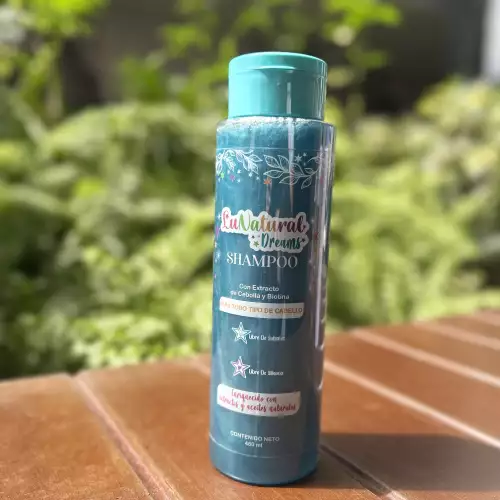 Shampoo con cebolla y biotina libre de sulfatos