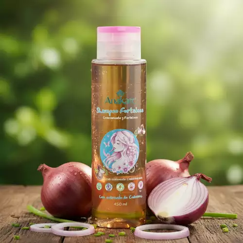 Shampoo fortaleza con extracto de cebolla morada