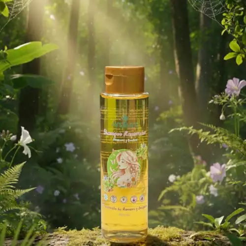 Shampoo reparador jengibre y romero fortalecedor
