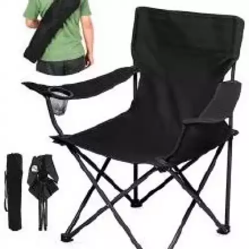Silla camping plegable portátil resistente hasta 100 kg