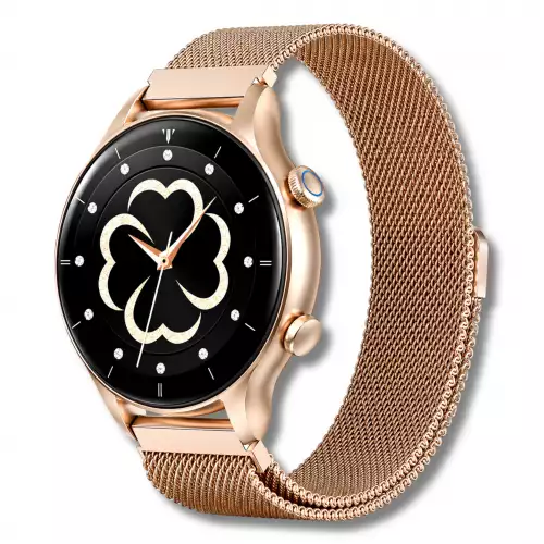 Smartwatch G-Tide R1 Dorado Reloj Inteligente Con Llamadas Bluetooth