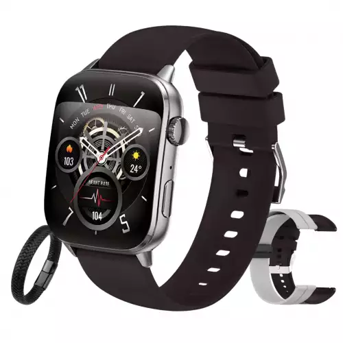 Smartwatch G-Tide S6 Pro Negro Reloj Inteligente Con Llamadas Bluetooth, Resistente Al Agua