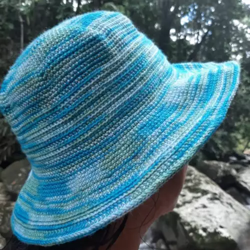Sombrero crochet tejido a mano hecho Colombia