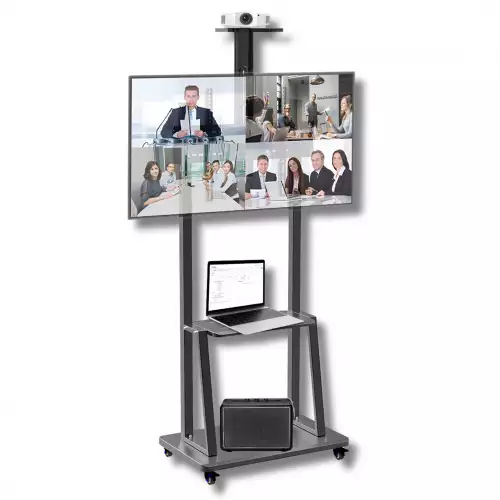 Soporte De Piso Para TV De 32 A 70 Pulgadas Con Ruedas Pedestal 1700
