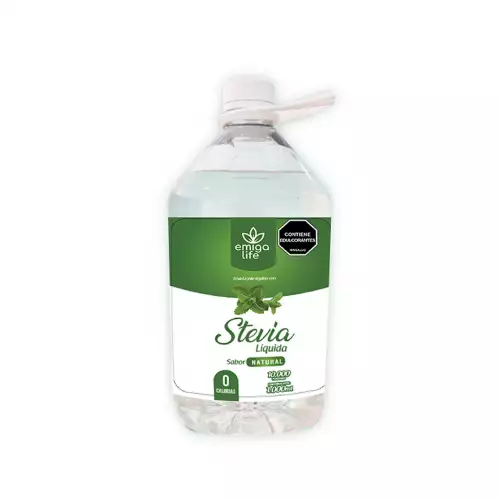 Stevia Líquida Cero Calorías Sabor Natural x 5.000 ml Emigalife