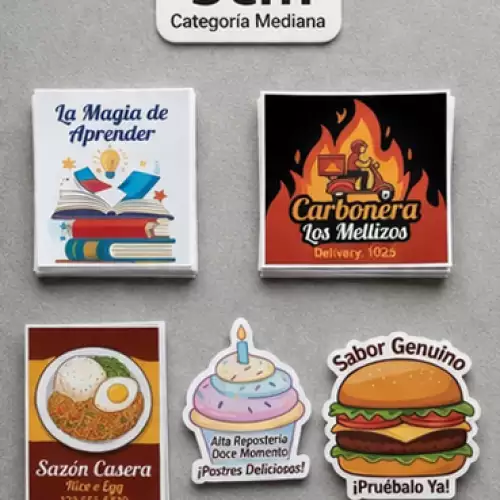 Stickers Personalizados para Fiestas, Eventos o Emprendimientos 5cm