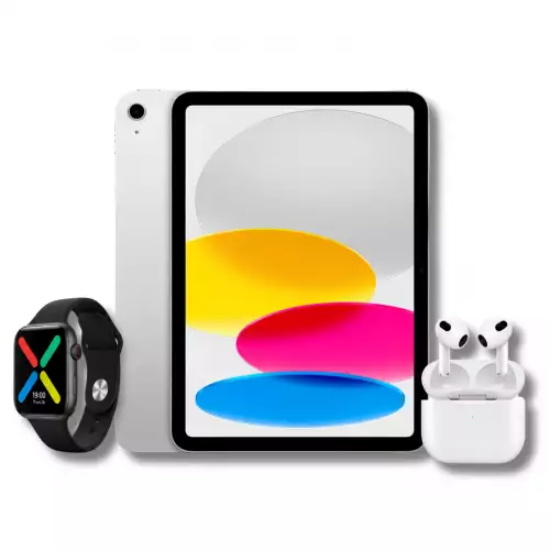 Tablet Apple IPad 11 Pulgadas 256gb A16 + Obsequio Smartwatch Y Audífonos Plateado