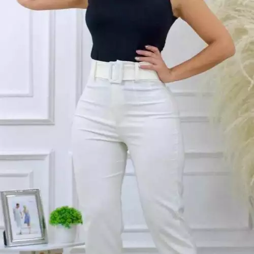 Pantalon Stiletto con correa control abdomen