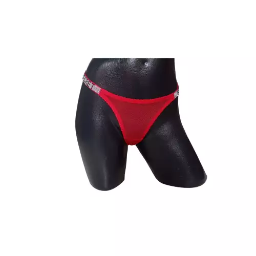 Tanga Hilo Rojo Encaje Top Secret