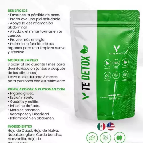 TE DETOX - 1 SOBRE PARA UNA SEMANA