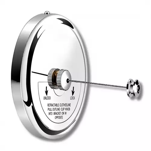 Tendedero De Acero Inoxidable Retractil Linea De Lavanderia Resistente Colgador