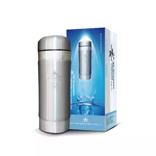 Termo de turmalina alcalinizador de agua 500 ml
