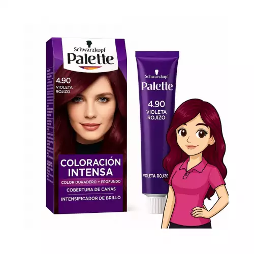 Tinte Palette Violeta Rojizo Tono 4.90