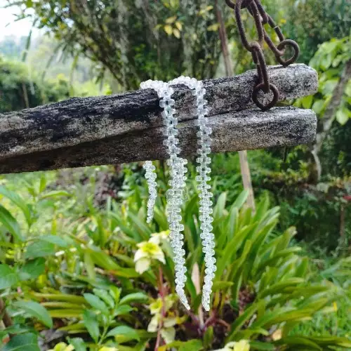 Tiras para brasier transparente boreal hechas a mano