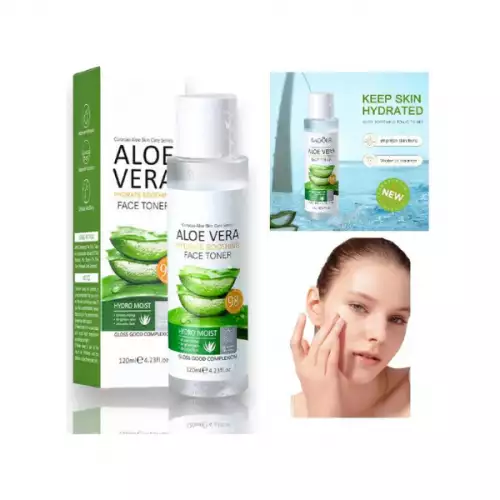 Tónico facial hidratante con aloe vera tonificante