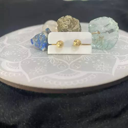 TOPOS BALIN DIAMANTADO EN ORO 18K
