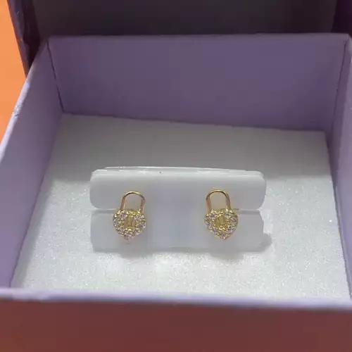 TOPOS CANDADO EN ORO 18K