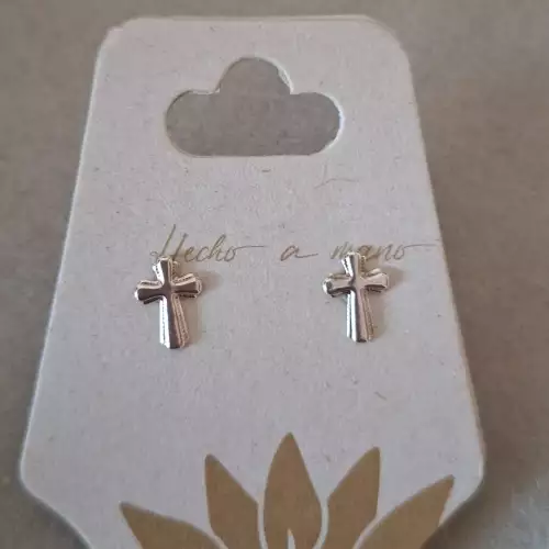 Topos cruz en plata 950 elaborados a mano