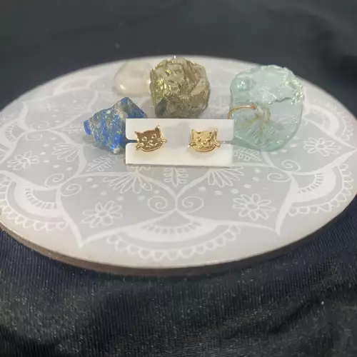 TOPOS GATITO EN ORO 18K