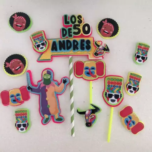 Topper personalizado de Carnaval de Barranquilla