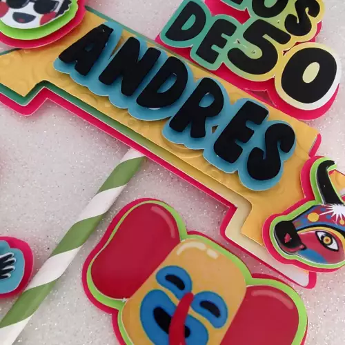 Topper personalizado de Carnaval de Barranquilla