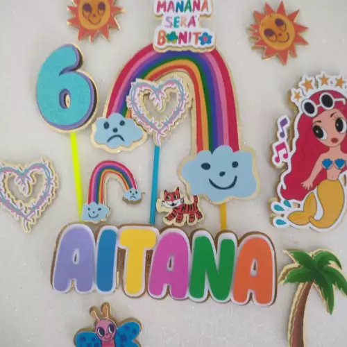 Topper personalizado de KarolG.
