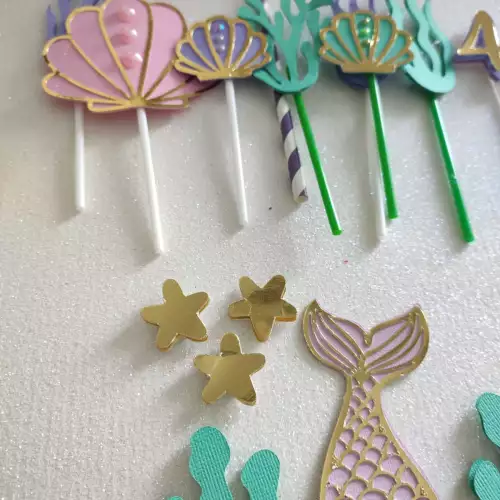Topper personalizado de Sirenita