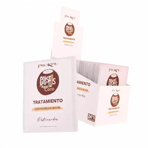 Tratamiento Crespos Con Agua De Coco - X40 GR Prokpil