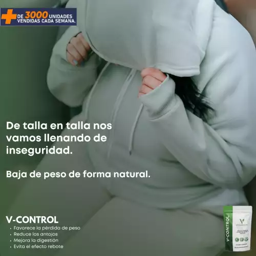 V-CONTROL 60 CÁPSULAS - BAJA ABDOMEN - PIERDE PESO - La Plaza Morada