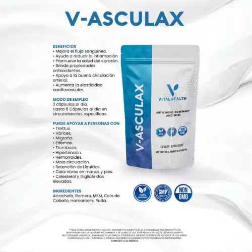 Vasculax 60 cápsulas para circulación y varices