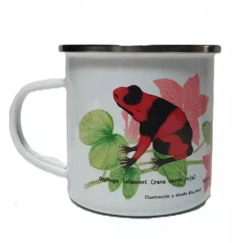 Vaso en acero inoxidable ranitas - pata de buey