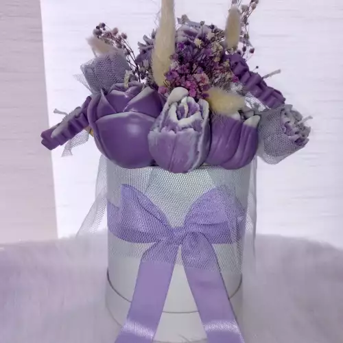 Vela decorativa Bouquet Éternelle cera soja