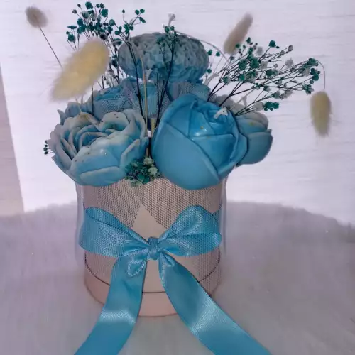 Vela decorativa Bouquet Lumière cera soya