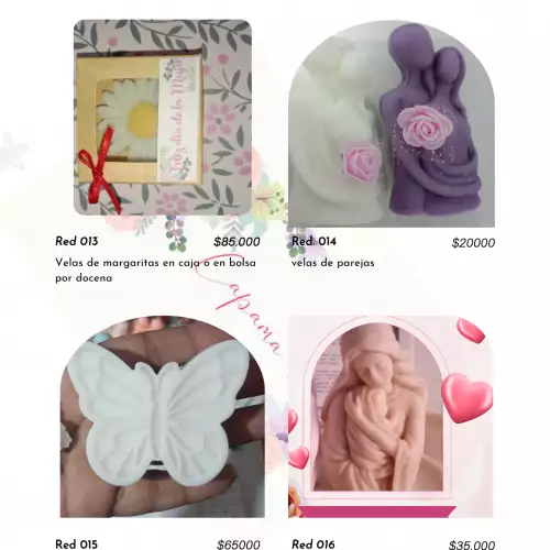 Velas para recordatorios personalizadas
