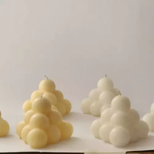 Velas Triangulo Burbujas