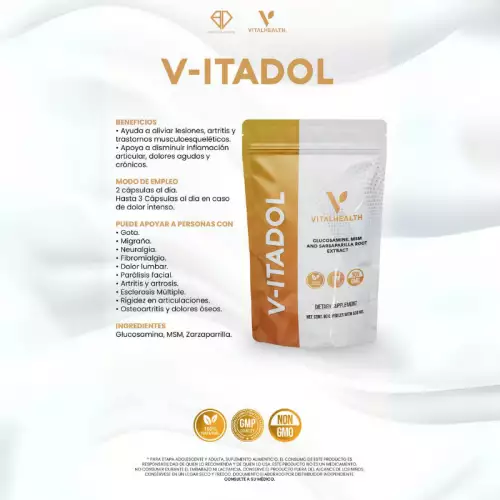 Vitadol 60 cápsulas alivio dolor articular