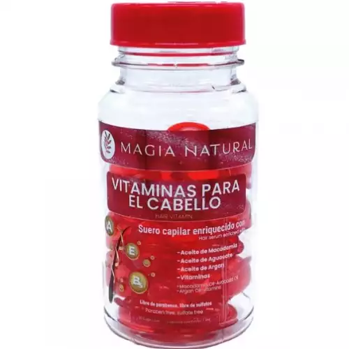 Vitaminas cabello reparación sin enjuague fortalecedor